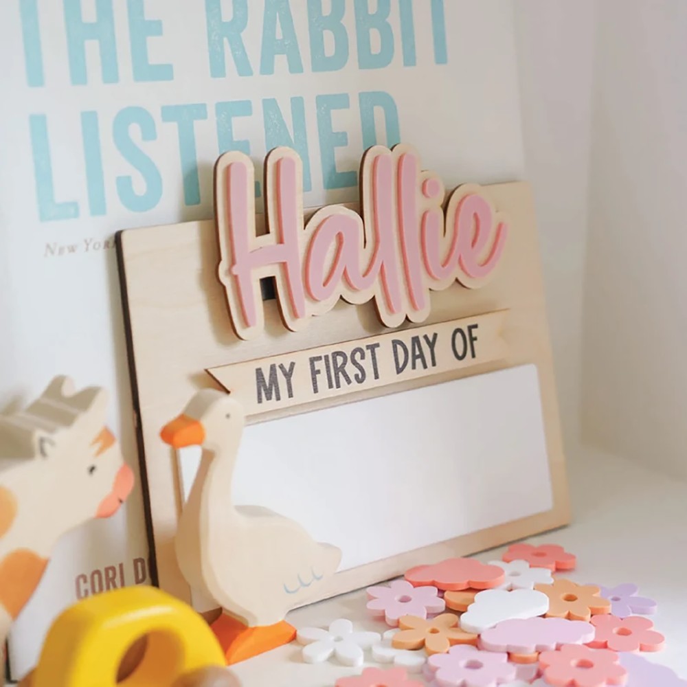 Baby Nursery Ornaments - 1Pc 맞춤형 첫날 및 마지막 날