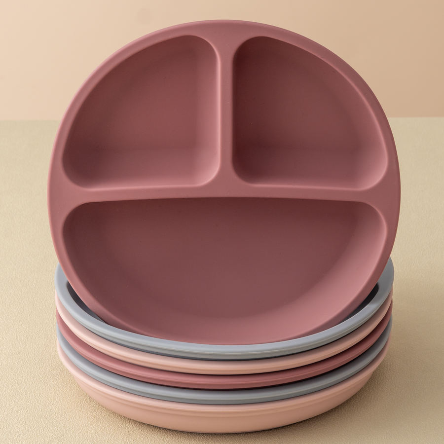 Baby Nursery Equipment - 1PCS 아기 빨판 실리콘 식사 접시