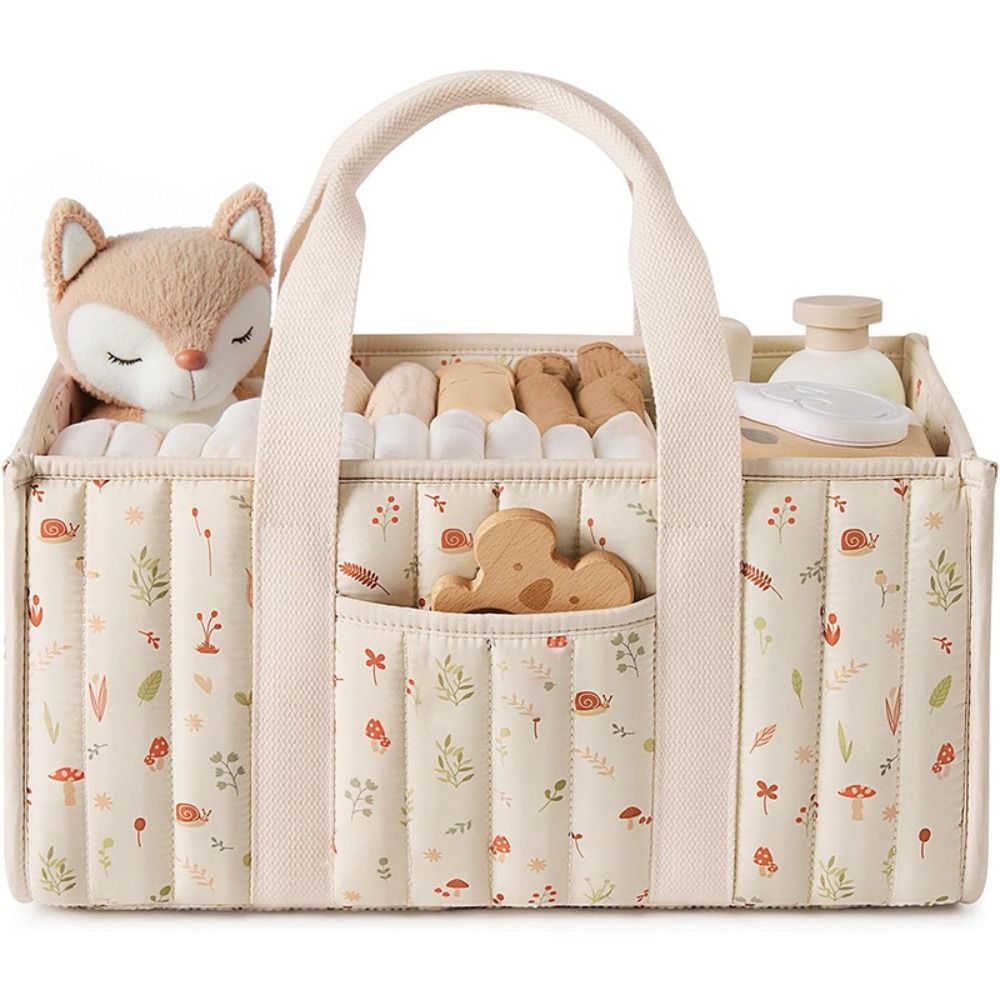 Baby Nursery Organization Ideas - 대용량 아기 기저귀 정리함 휴대용 꽃무늬