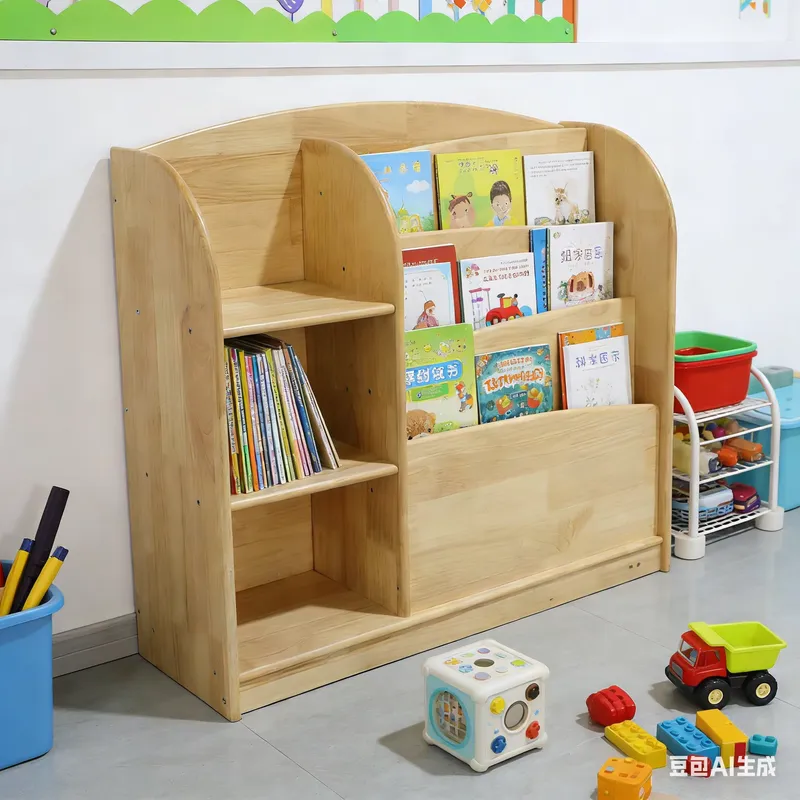 Baby Nursery Shelf - 원목 어린이 수납장 아기 가구 정리