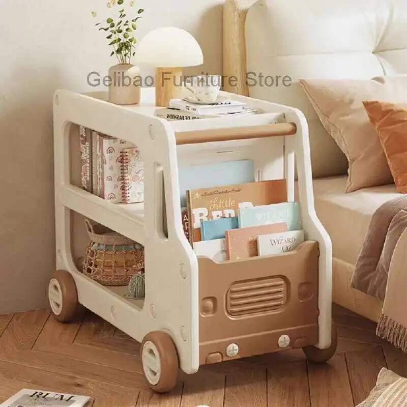 Baby Nursery Shelf - 책장 몬테소리 책장 도서관 어린이 책