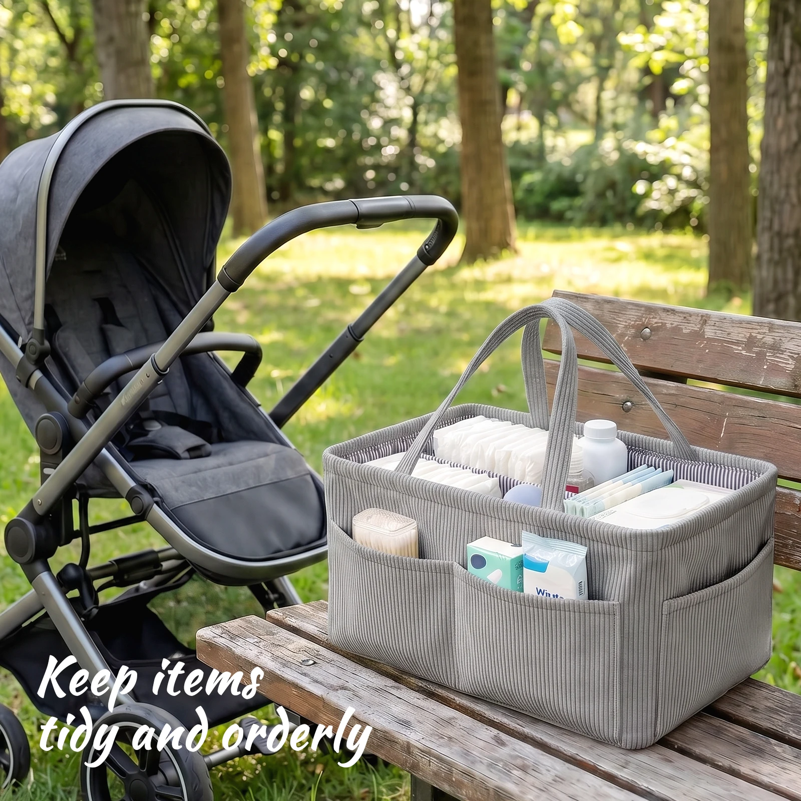 아기 기저귀 정리함 접이식 코듀로이 보육용품 수납함 다 - Baby Nursery Organization Ideas 리뷰 및 가격