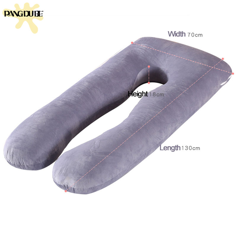 임신 베개 130*70cm 임신 한 여성을위한 수면 허 - Baby Nursery Pillow 리뷰 및 가격