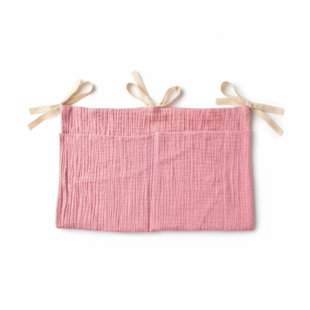 아기 침대 정리함 걸이식 수납 가방, 무슬린 코튼 거즈 - Baby Nursery Organization Ideas 리뷰 및 가격
