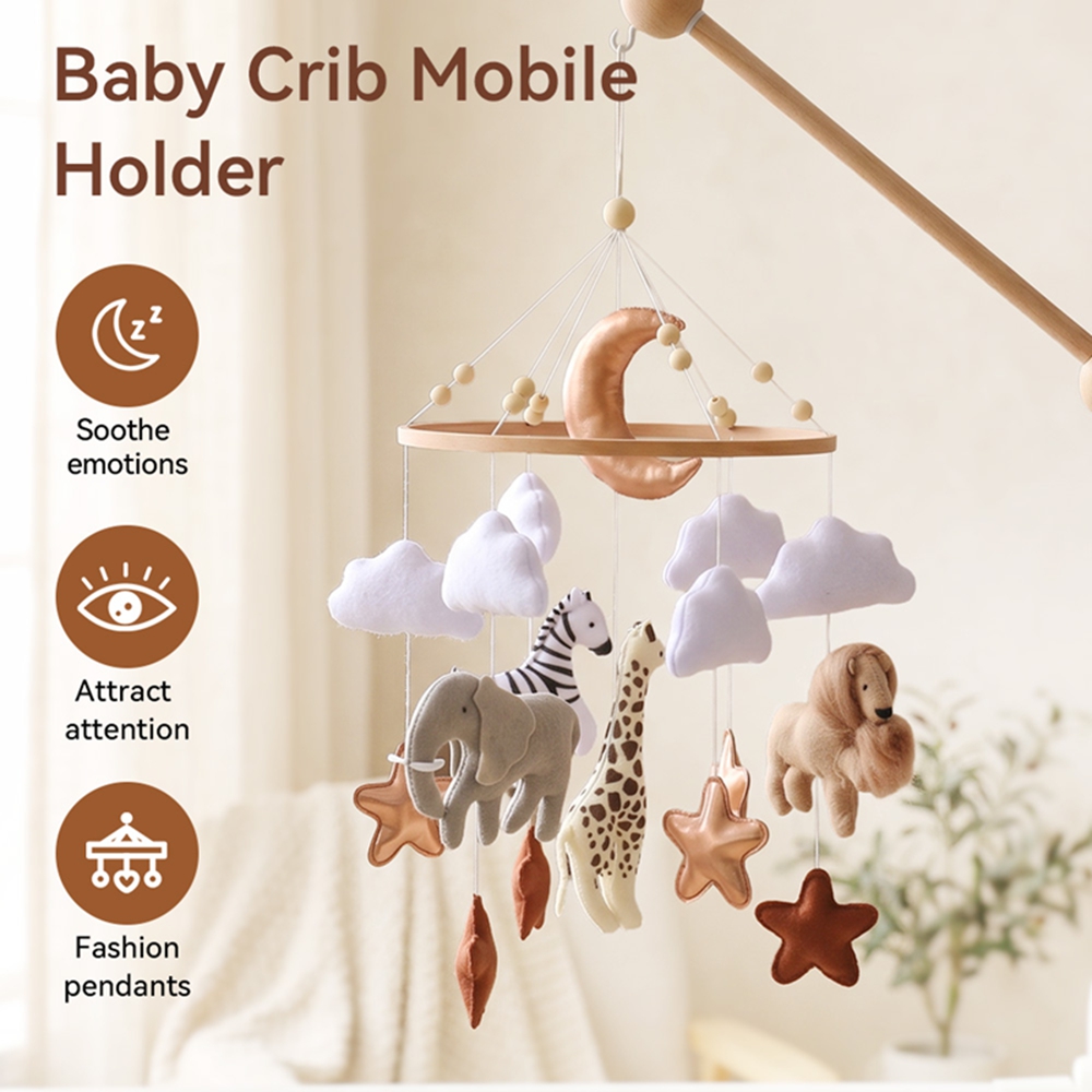 나무 침대 벨 아기 침대 모바일 뮤직 박스 소프트 펠트 - Baby Nursery Equipment 리뷰 및 가격