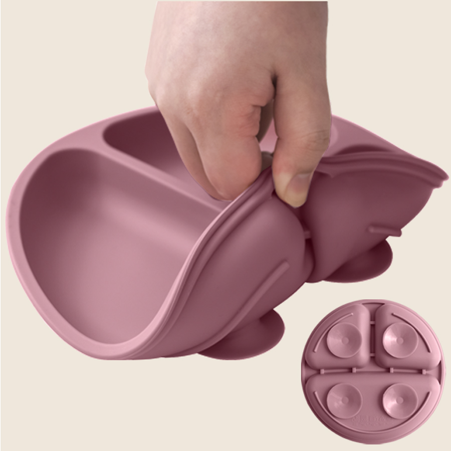 1PCS 아기 빨판 실리콘 식사 접시 BPA 무료 어린 - Baby Nursery Equipment 리뷰 및 가격