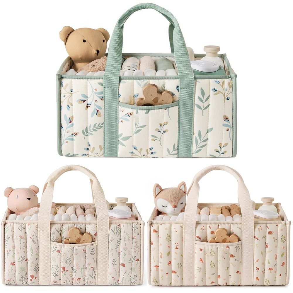대용량 아기 기저귀 정리함 휴대용 꽃무늬 보육실 수납  - Baby Nursery Organization Ideas 리뷰 및 가격