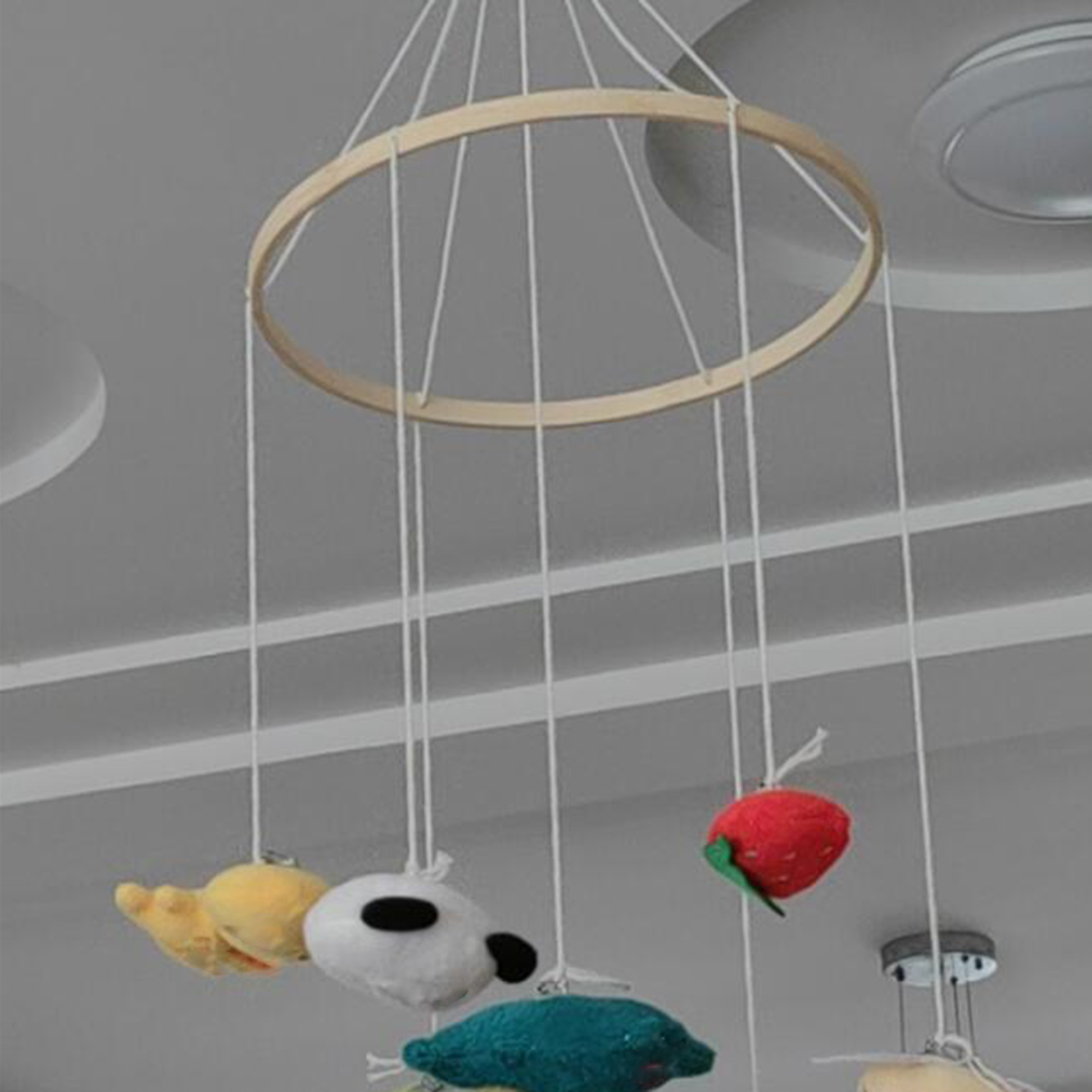 대나무 모바일 프레임 행잉 크립 벨 스탠드 아기방 장식 - Baby Nursery Ornaments 리뷰 및 가격
