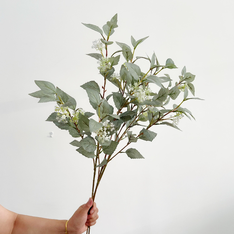 95CM 인조 녹색 식물 산잎 홈 장식 야생 히비스커스 - Baby Nursery Ornaments 리뷰 및 가격