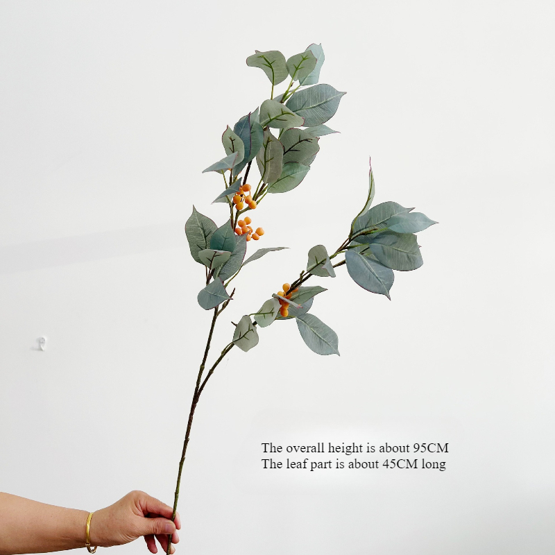 95CM 인조 녹색 식물 산잎 홈 장식 야생 히비스커스 - Baby Nursery Ornaments 리뷰 및 가격