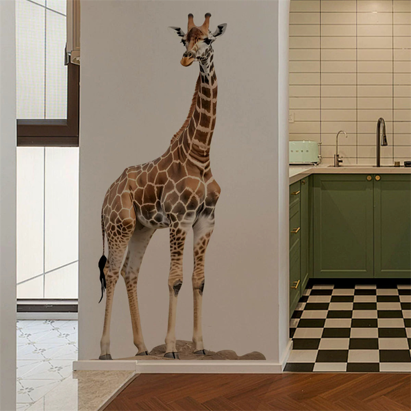 대형 사파리 동물 기린 스티커 어린이 방 보육원 장식  - Baby Nursery Giraffe 리뷰 및 가격