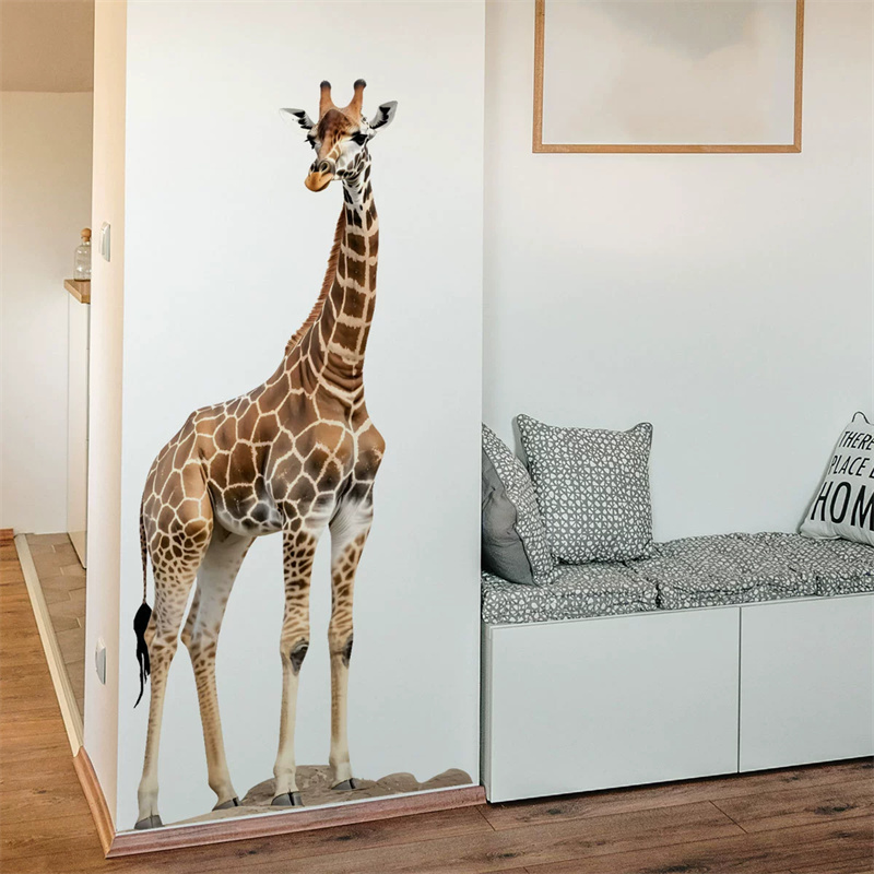 대형 사파리 동물 기린 스티커 어린이 방 보육원 장식  - Baby Nursery Giraffe 리뷰 및 가격