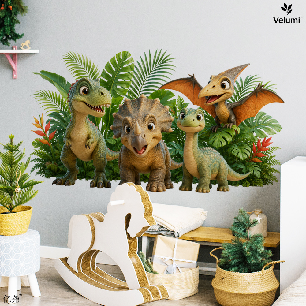 귀여운 3D 공룡 벽 스티커 어린이 공룡 생일 파티 장 - Baby Nursery Vinyl 리뷰 및 가격